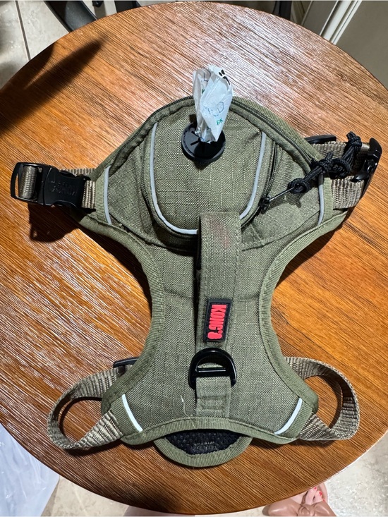 Kong Other - Kong Olive Green Reflective Trim Dog Harness